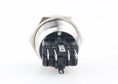 Ring Symbol LED, der Entlüftungsloch des Drucktastenschalter-25mm verriegelt, fertigte verfügbares besonders an