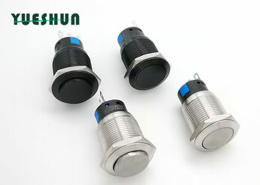 Oxidiertes Aluminiumdrucktastenschalter 19mm 5A 250V Wechselstrom-Soem-ODM verfügbar
