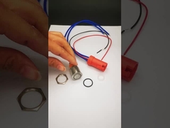 20A großer gegenwärtiger ip67 Edelstahl-Drucktastenschalter des Marinesoldat 316