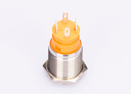 Boots-Marine Push Button Switch Power-Symbol 19mm 20amp des Edelstahl-316l mit Licht