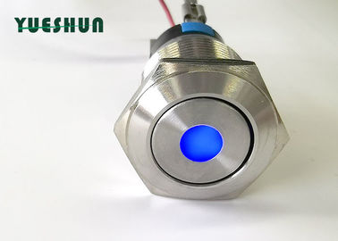 Wasserdichte belichtete Miniaturart des Drucktastenschalter-hohe Hauptring-LED