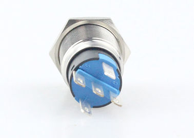 Metalldrucktastenschalter Dot Types LED, 5 Pin Push Button Switch Light-Gewicht