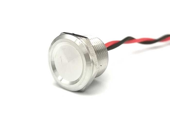 16mm Mini Metal Piezo Touch Switch Selbst stellte Momentan für industrielles zurück