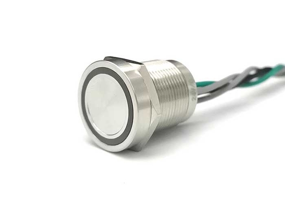 22mm geführter Berührungsschalter-Druckknopf-Edelstahl Illumin piezo für Industri